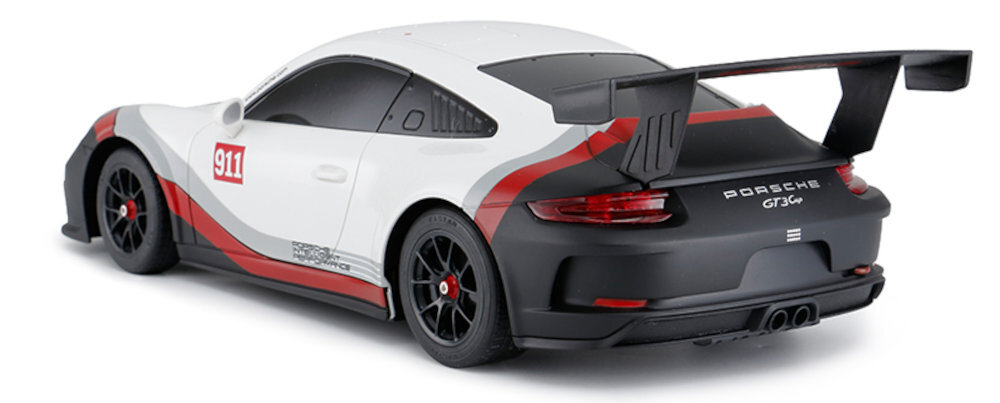 Samochód zdalnie sterowany RASTAR Porsche 911 GT3 CUP detale reflektory uklad zawieszenia