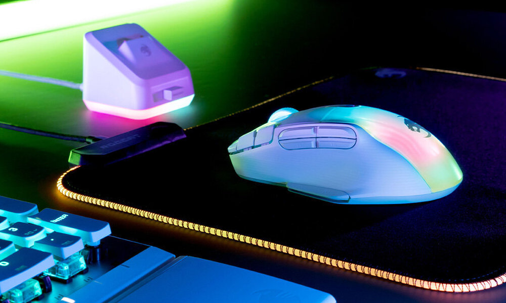 Mysz ROCCAT Kone XP Air dopracowane oświetlenie RGB, światło AIMO, PhantomFlex™