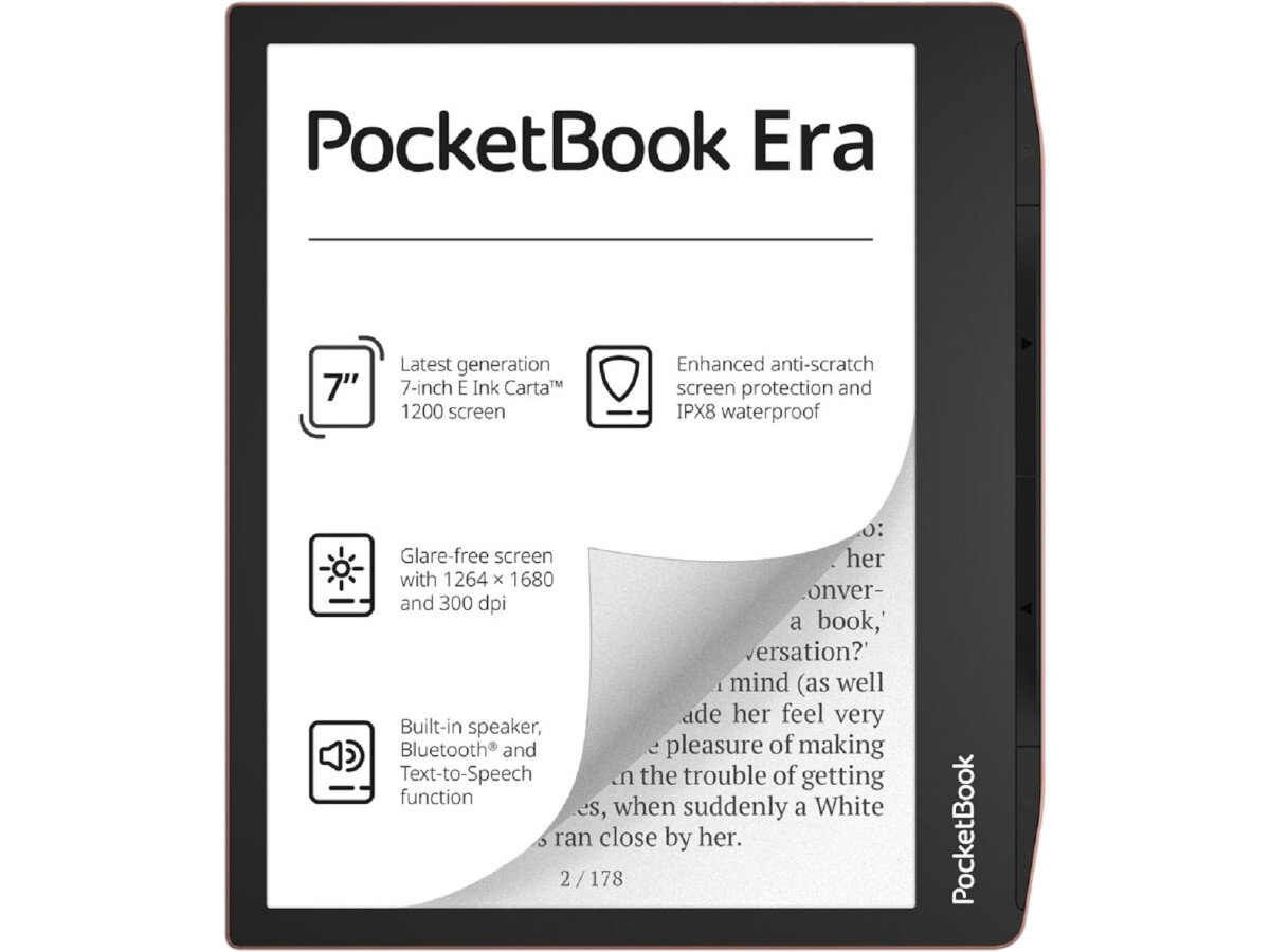 Czytnik E-Bookow POCKETBOOK Era 700 ekarn o komfortowej wielkosci