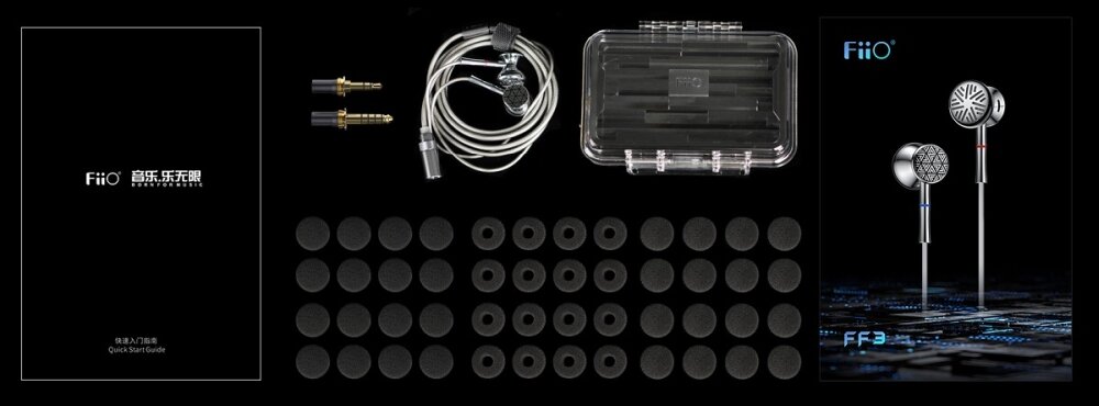Słuchawki douszne FIIO FF3 przetworniki jakość dźwięk wygoda użytkowanie kompakt design zastosowanie jakość wykonanie 