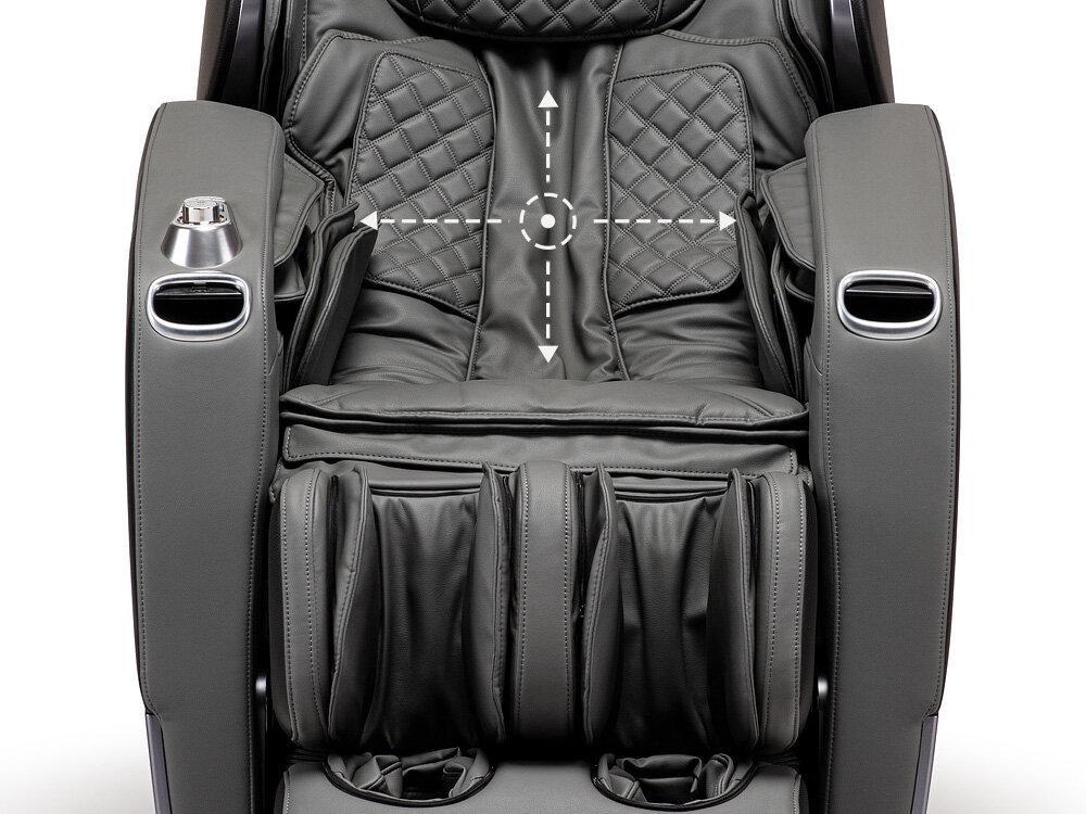 Fotel masujący Massaggio Stravagante 2 posiada funkcję masażu 3D, która gwarantuje wielowymiarowy odpoczynek.