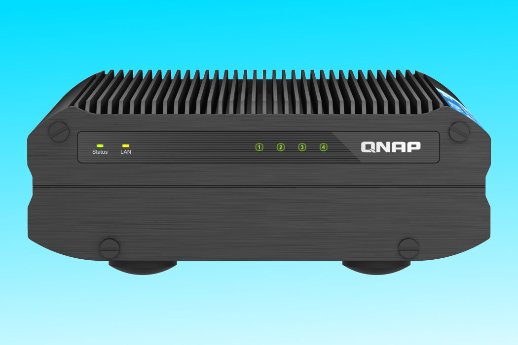 Serwer plików QNAP TS-i410X-8G-8G przełącznik