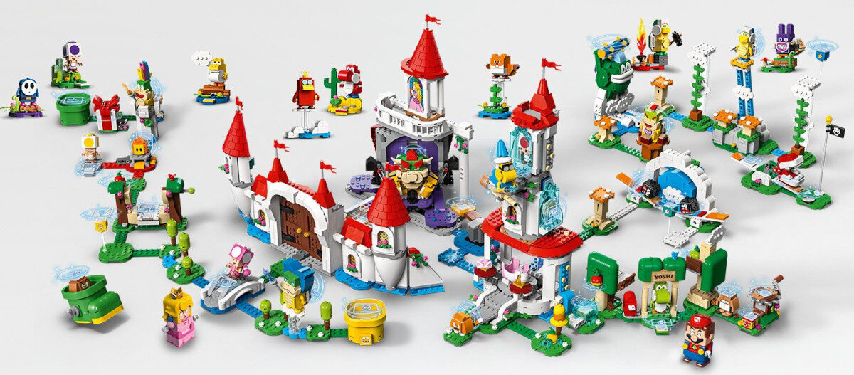 LEGO Super Mario Dom prezentów Yoshiego — zestaw rozszerzajacy 71406 mozliwosc rozbudowy