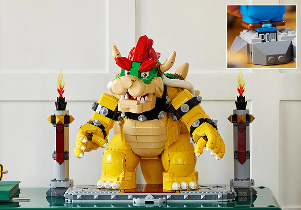 LEGO Super Mario Potężny Bowser 71411 wieze blok pow