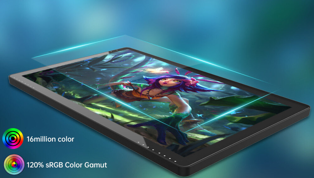Tablet graficzny BOSTO BT-16HDK super odwzorowanie kolorow