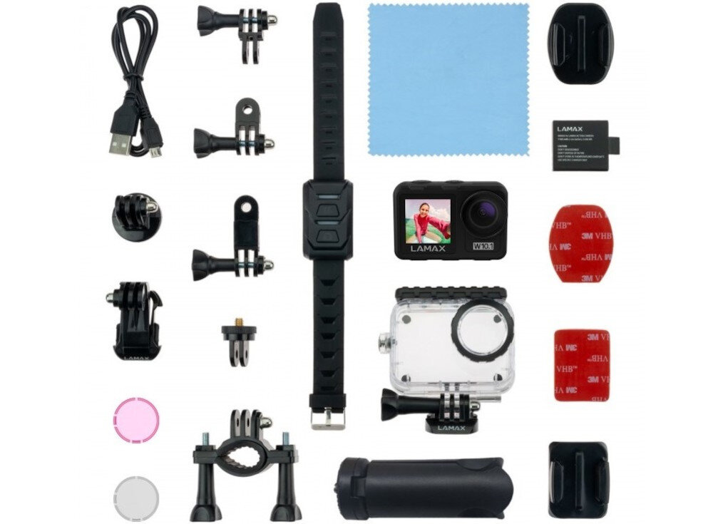 Kamera sportowa LAMAX W10.1 - zestaw