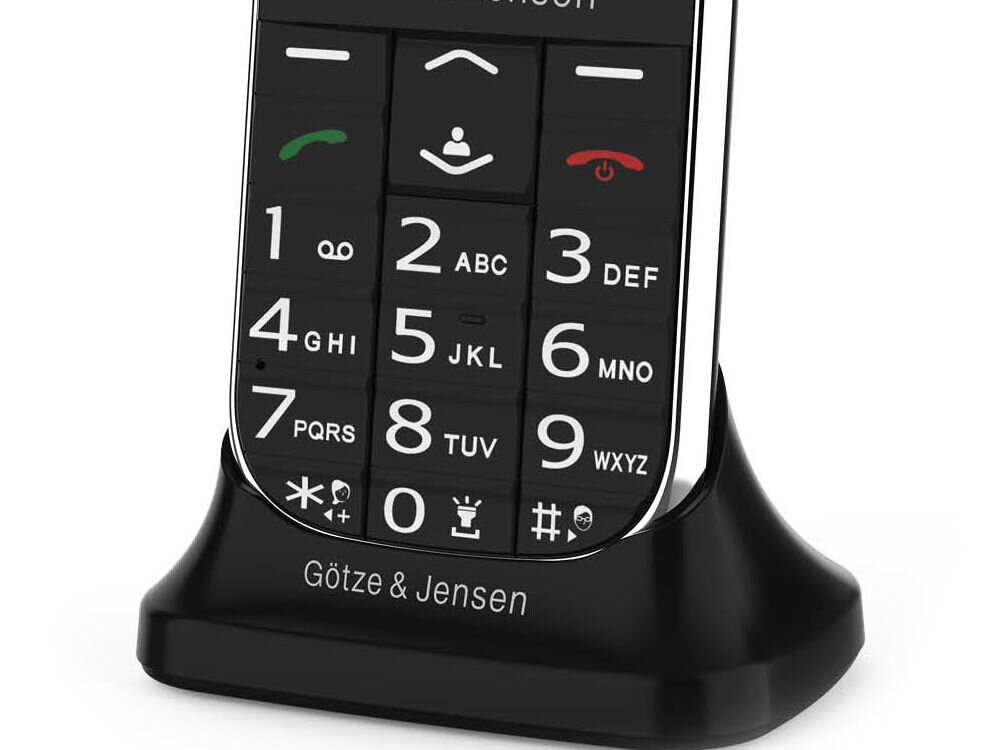 Telefon GSM GOTZE & JENSEN GFE38 Czarny odtwarzacz bluetooth