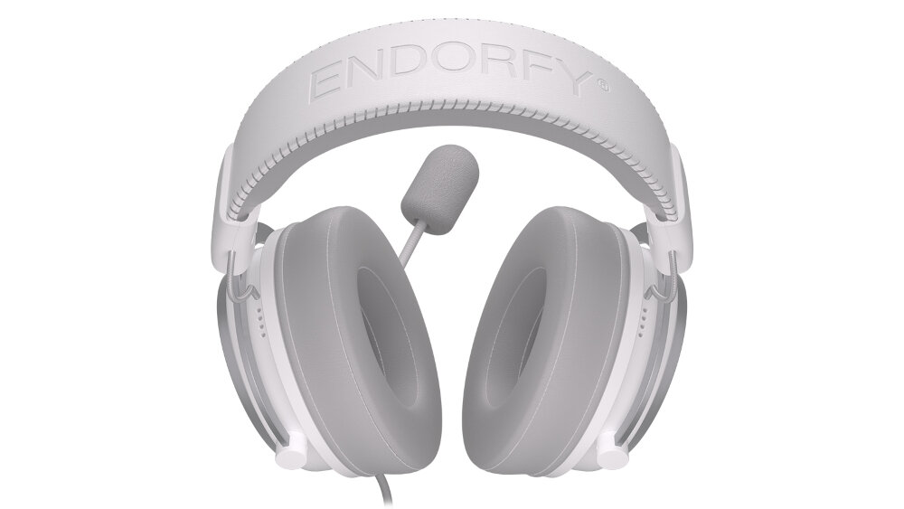 Słuchawki ENDORFY Viro Onyx Biały mikrofon pop filtr rozmowy mikrofon