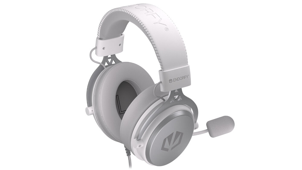 Słuchawki ENDORFY Viro Onyx Biały design jakość obudowa elegancja sterowanie