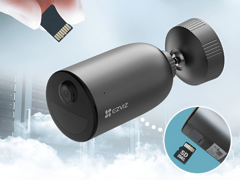 Kamera EZVIZ EB3 karta pamieci chmura zabezpieczenia