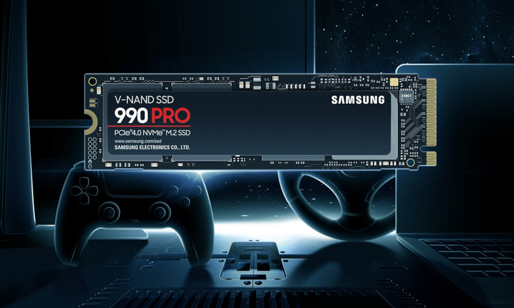 Dysk SAMSUNG 990 Pro 1TB SSD blyskawiczne uruchamianie systemu