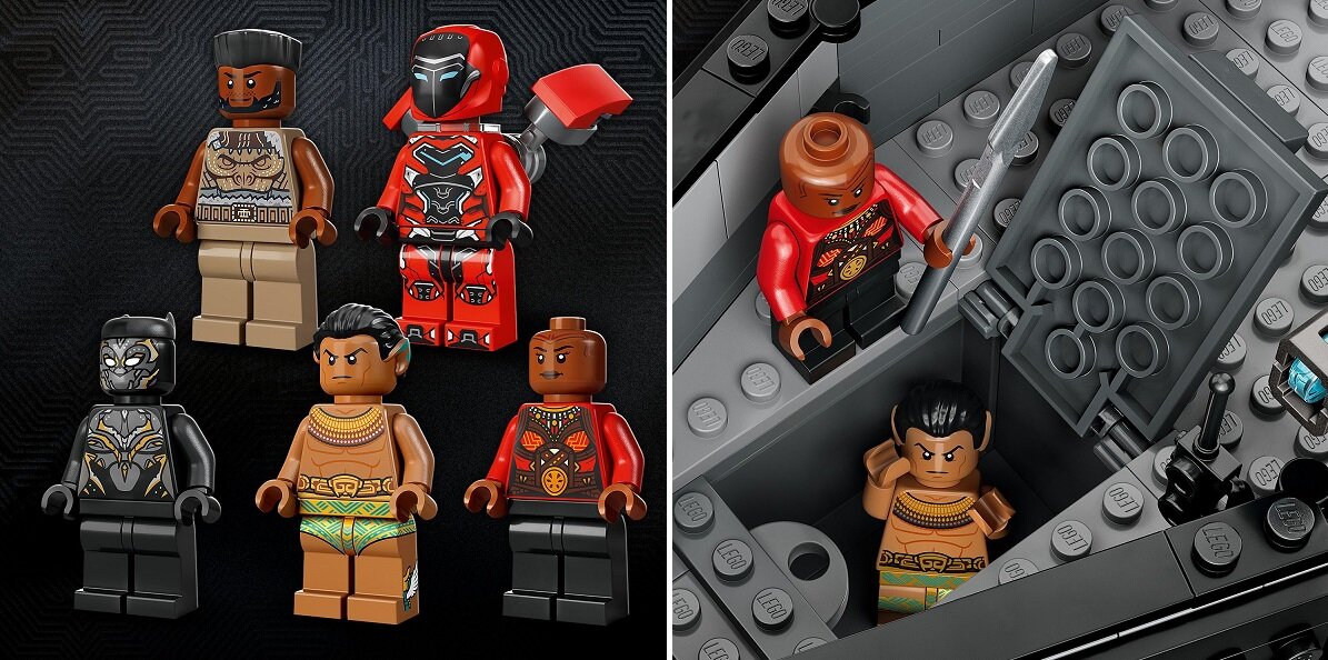 LEGO Marvel Чорна Пантера: Водна війна 76214 П'ять мініфігурок