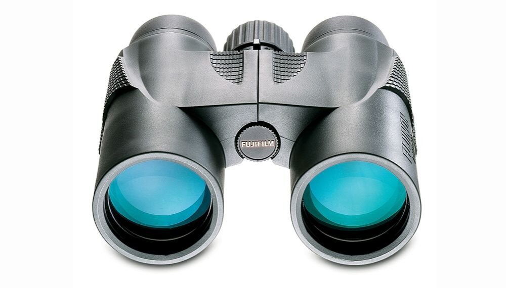 Lornetka FUJINON KF 10x42H-R II    optyka waga konstrukcja ogniskowa zoom przybliżenie dioptria muszle oczne obiektywy soczewki pryzmat powłoka gwint okulary obserwacja przyroda sport powiększenie 
