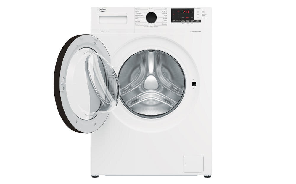 BEKO WUE7512WPBE pralka pranie funkcjonalność komfort odzież wsad