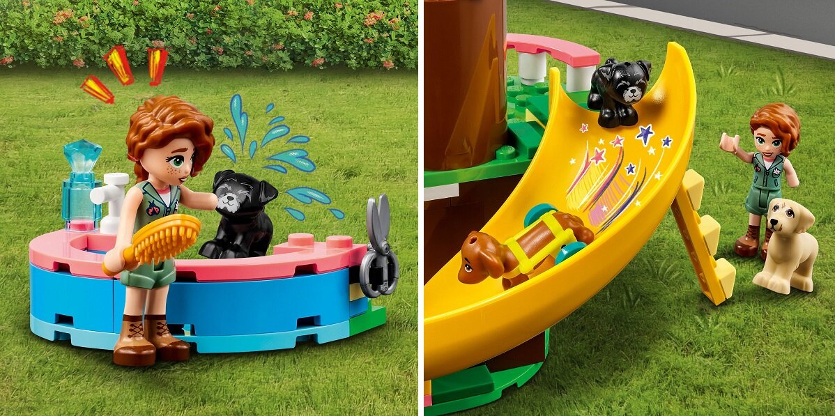 LEGO Friends Centrum ratunkowe dla psów 41727 Podkręć dobrą zabawę