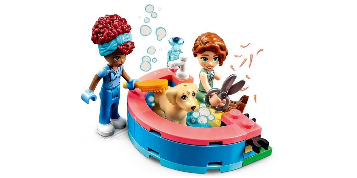 LEGO Friends Centrum ratunkowe dla psów 41727 Akcesoria do pielęgnacji zwierząt