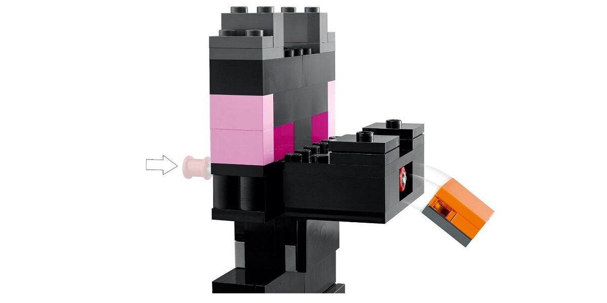 LEGO Minecraft Arena Endu 21242 dziecko kreatywność zabawa nauka rozwój klocki figurki minifigurki jakość tradycja konstrukcja nauka wyobraźnia role jakość bezpieczeństwo wyobraźnia budowanie pasja hobby funkcje instrukcje