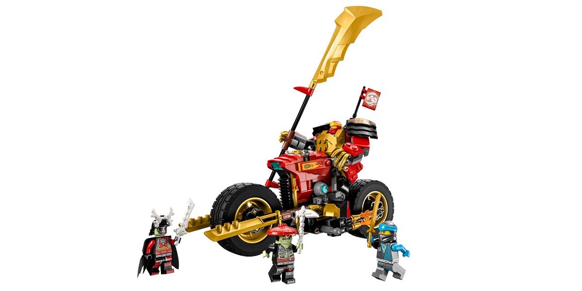 LEGO Ninjago Jeździec-Mech Kaia EVO 71783 dziecko kreatywność zabawa nauka rozwój klocki figurki minifigurki jakość tradycja konstrukcja nauka wyobraźnia role jakość bezpieczeństwo wyobraźnia budowanie pasja hobby funkcje instrukcje