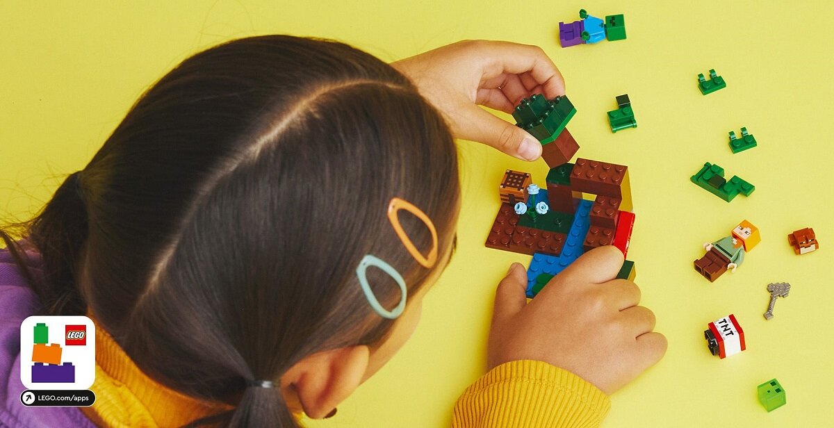 LEGO Minecraft Przygoda na mokradłach 21240 dziecko kreatywność zabawa nauka rozwój klocki figurki minifigurki jakość tradycja konstrukcja nauka wyobraźnia role jakość bezpieczeństwo wyobraźnia budowanie pasja hobby funkcje instrukcje