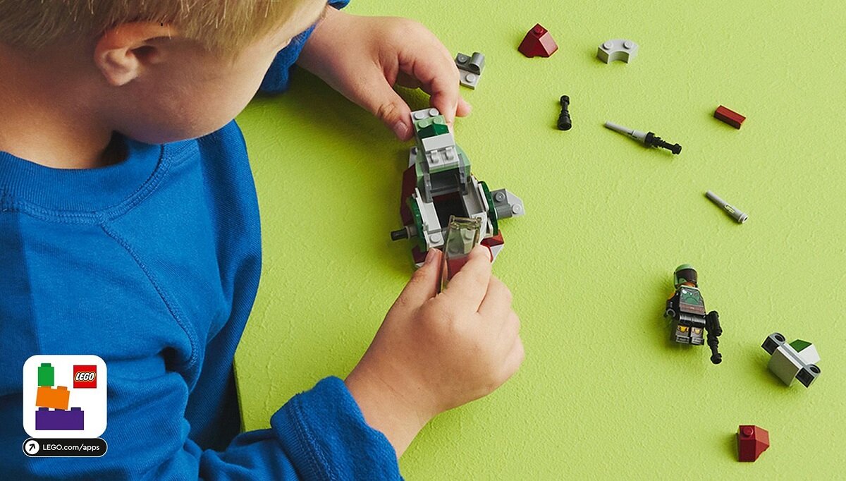 LEGO Star Wars Mikromyśliwiec kosmiczny Boby Fetta 75344 dziecko kreatywność zabawa nauka rozwój klocki figurki minifigurki jakość tradycja konstrukcja nauka wyobraźnia role jakość bezpieczeństwo wyobraźnia budowanie pasja hobby funkcje instrukcje gwiezdne wojny