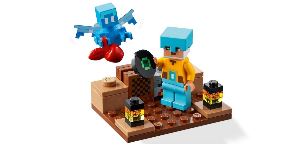 LEGO Minecraft Bastion miecza 21244 dziecko kreatywność zabawa nauka rozwój klocki figurki minifigurki jakość tradycja konstrukcja nauka wyobraźnia role jakość bezpieczeństwo wyobraźnia budowanie pasja hobby funkcje instrukcje