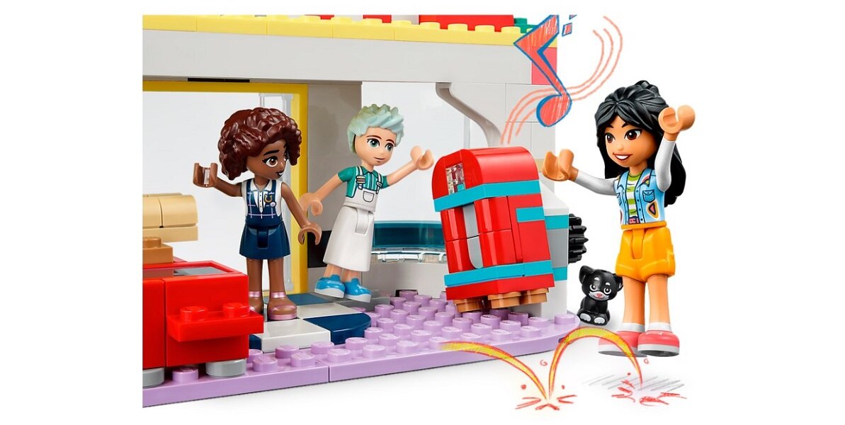 LEGO Friends Bar w śródmieściu Heartlake 41728 Zabawka prezent urodziny pod choinkę