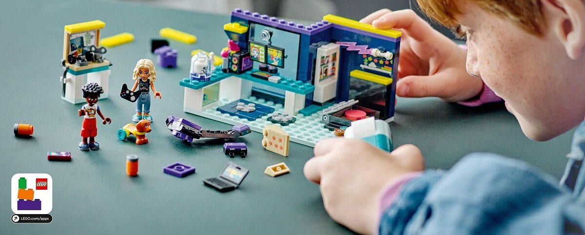 LEGO Friends Pokój Novy 41755 dziecko kreatywność zabawa nauka rozwój klocki figurki minifigurki jakość tradycja konstrukcja nauka wyobraźnia role jakość bezpieczeństwo wyobraźnia budowanie pasja hobby funkcje instrukcja