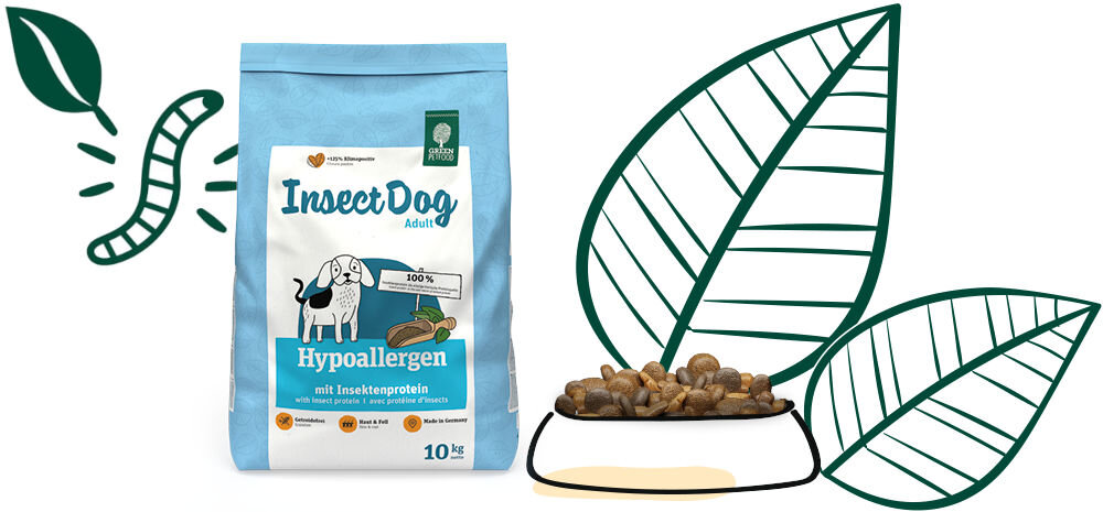 Karma dla psa GREEN PETFOOD InsectDog Hypoallergen Owady 10 kg dawkowanie analiza sklad