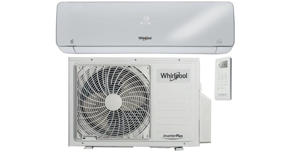 Klimatyzator Split, Pompa ciepła powietrze - powietrze WHIRLPOOL SPIW309A3WF.1 zestaw akcesoria komplet wyposazenie