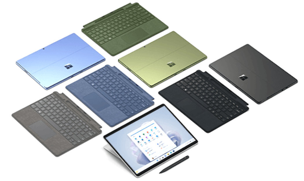 Klawiatura Microsoft Surface Pro Signature kolory materiał luksus potęga rzeczywistość konstrukcja wygoda wszechstronność