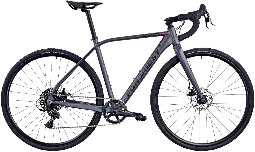 Rower przełajowy FONDRIEST Raptor 1.0 M20 28 cali męski Szaro-czarny rower szosowy rower wyścigowy do jazdy wyczynowej największa prędkość jak najmniejszym kosztem maksymalnie zmniejszać opór powietrza