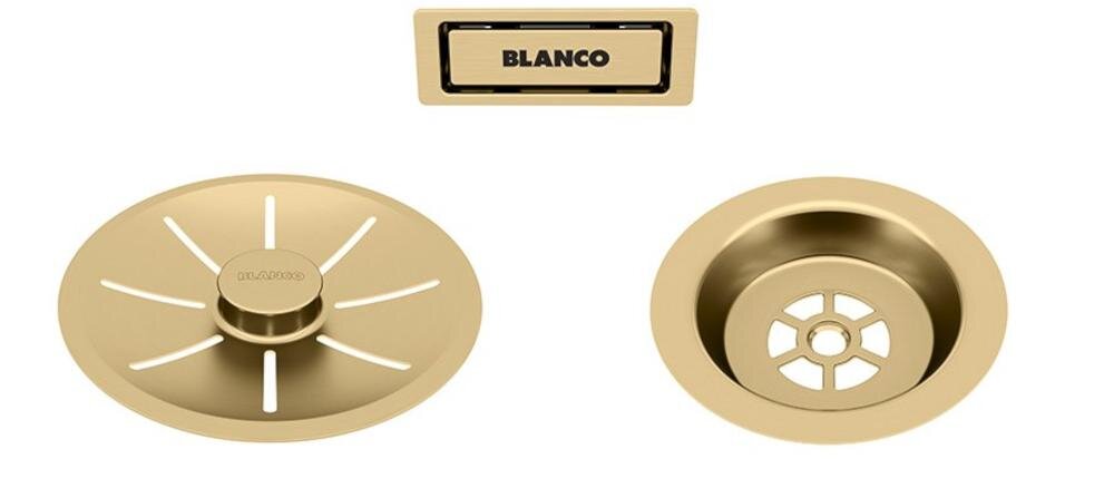 BLANCO 203476 zestaw modernizacja komora zlewozmywak bateria kuchenna przelew nakładka stalowa kielich odpływ