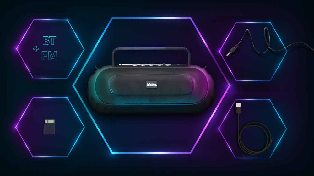 Głośnik mobilny XBLITZ Master Box  - źródła