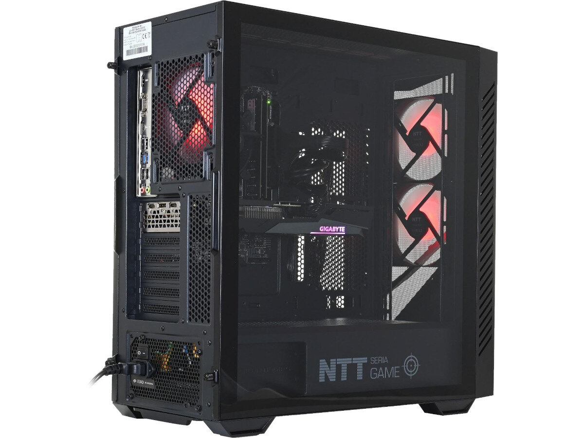 Komputer NTT Game S ZKG-I3H610-T23 złącza porty gniazda