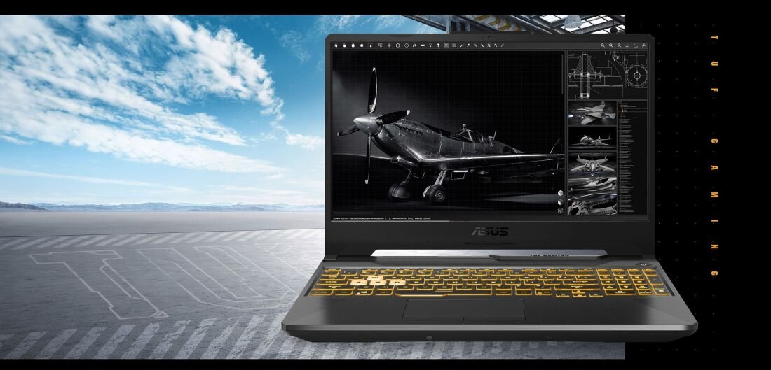 Laptop ASUS Tuf Gaming F15 FX506 - wyglad