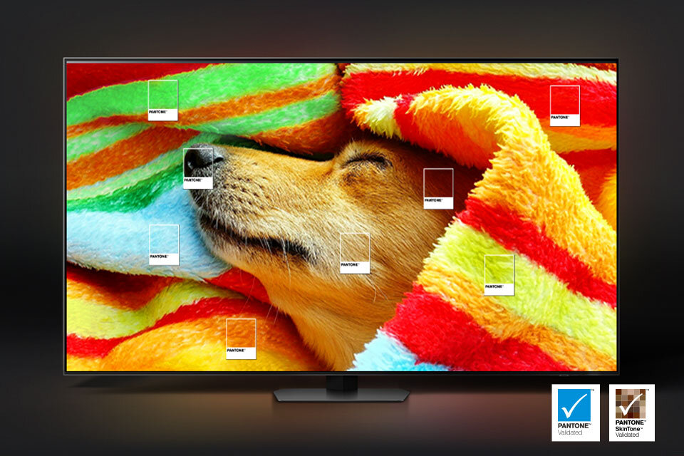 Doskonałe odwzorowanie kolorów w telewizorach Samsung potwierdza Pantone