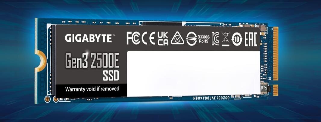 Dysk GIGABYTE Gen3 2500E 1TB SSD - Host Memory Buffer (HMB) 
