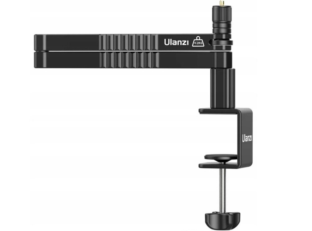 Statyw ULANZI LS26 Obrotowe ramię mikrofonowe Dowolne ustawienie statywu Zmyślne rozwiązania Montaż do płaskich profili