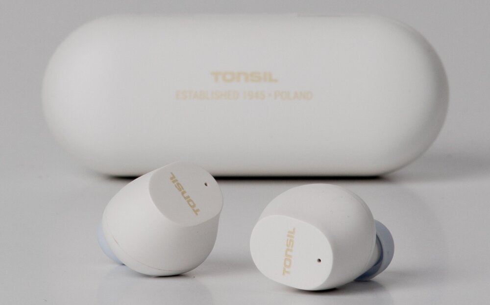 Słuchawki dokanałowe TONSIL T45BT bluetooth anc wygoda komfort czas pracy
