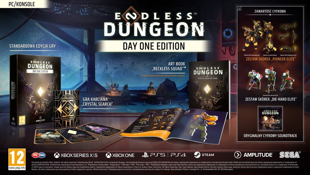 Endless Dungeon: Day One Edition Gra STACJA KOSMOS GRA ŚCIEŻKA MIESZANKA KOSMOS KRYSZTAŁ