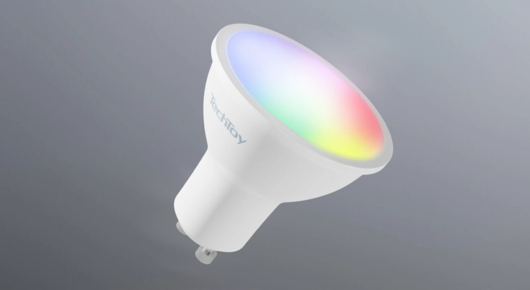 Inteligentna żarówka LED TESLA TSL-LIG-GU10 4.5W GU10 Wi-Fi/Bluetooth zakres temperatury barwowej od 2700 K do 6500 K RGB + CCT możliwość ściemniania i regulacji temperatury bieli