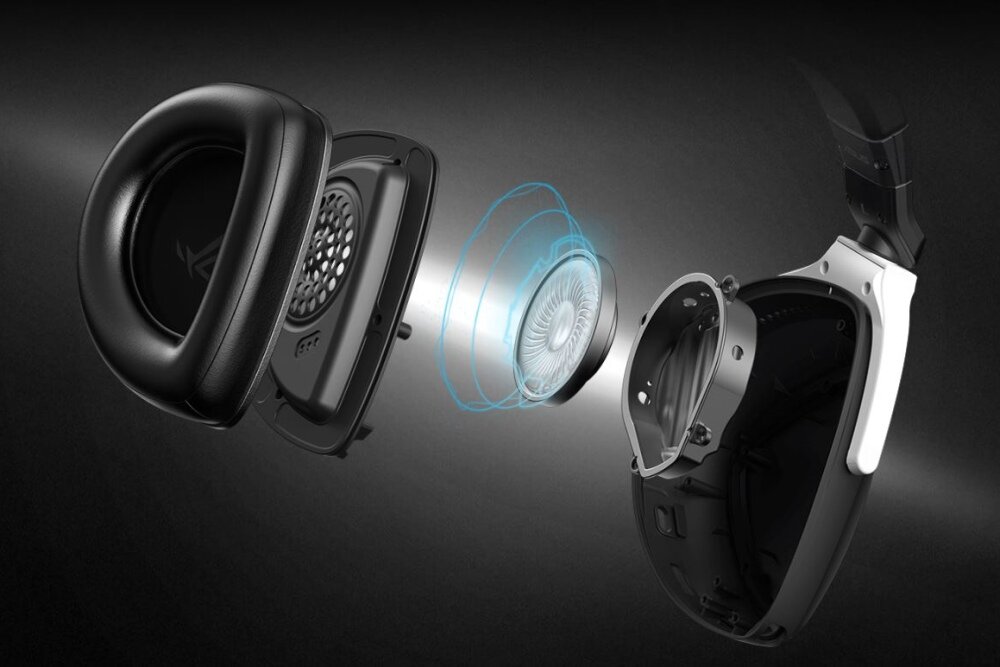 Słuchawki ASUS ROG Delta S Wireless design komfort lekkość dźwięk jakość wrażenia słuchowe ergonomia lekkość sport aktywność podróże czas pracy działanie akumulator komputer gaming realizm dźwięk
