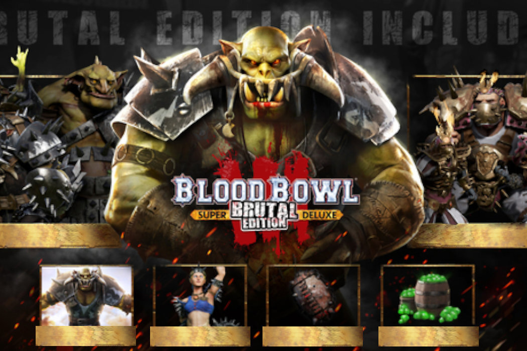 Blood Bowl 3: Brutal Edition Gra XBOX ONE (Kompatybilna z Xbox Series X) brutalne szalone taktyczne krwawe futbol fantasy orkowie personalizacja piłka zawartosć szczyt droga