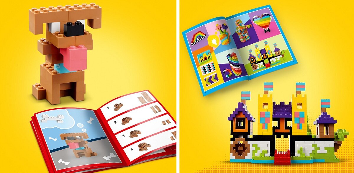LEGO CLASSIC Sterta klocków 11030 dziecko kreatywność zabawa nauka rozwój klocki figurki minifigurki jakość tradycja konstrukcja nauka wyobraźnia role jakość bezpieczeństwo wyobraźnia budowanie pasja hobby funkcje instrukcja aplikacja LEGO Builder
