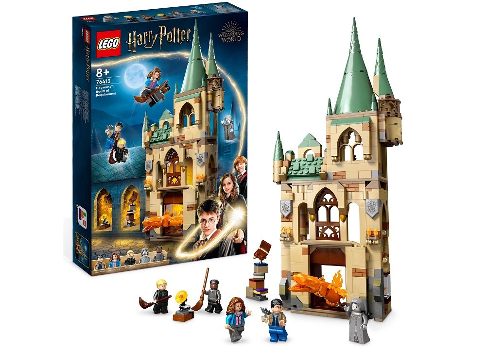 LEGO Harry Potter Hogwart: Pokój Życzeń 76413 dziecko kreatywność zabawa nauka rozwój klocki figurki minifigurki jakość tradycja konstrukcja nauka wyobraźnia role jakość bezpieczeństwo wyobraźnia budowanie pasja hobby funkcje instrukcja aplikacja LEGO Builder