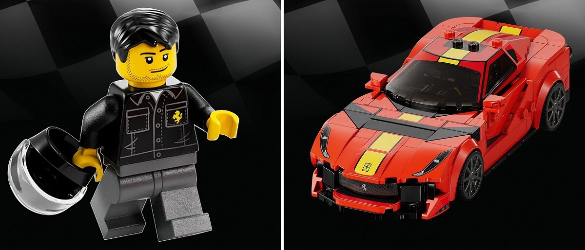 LEGO Speed Champions Ferrari 812 Competizione 76914 dziecko kreatywność zabawa nauka rozwój klocki figurki minifigurki jakość tradycja konstrukcja nauka wyobraźnia role jakość bezpieczeństwo wyobraźnia budowanie pasja hobby funkcje instrukcja aplikacja LEGO Builder