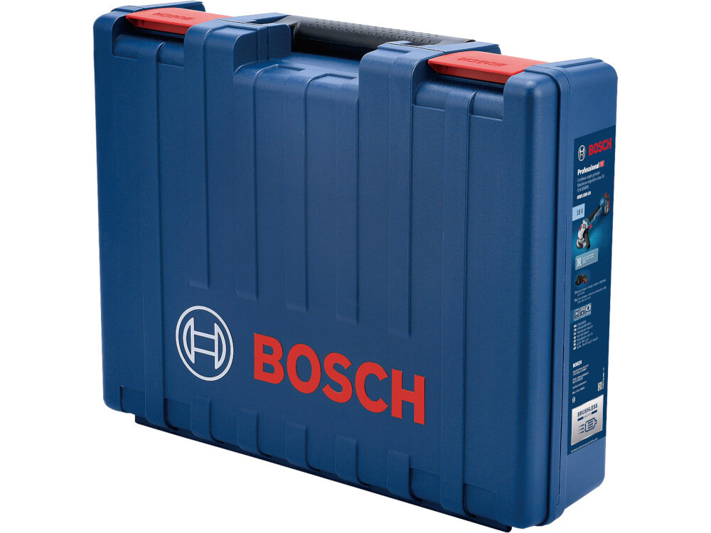 Szlifierka kątowa Professional BOSCH GWS 14-125 S 06017D0101 walizka transportowa z bardzo mocnego tworzywa sztucznego wytrzymale na uszkodzenia mechaniczne
