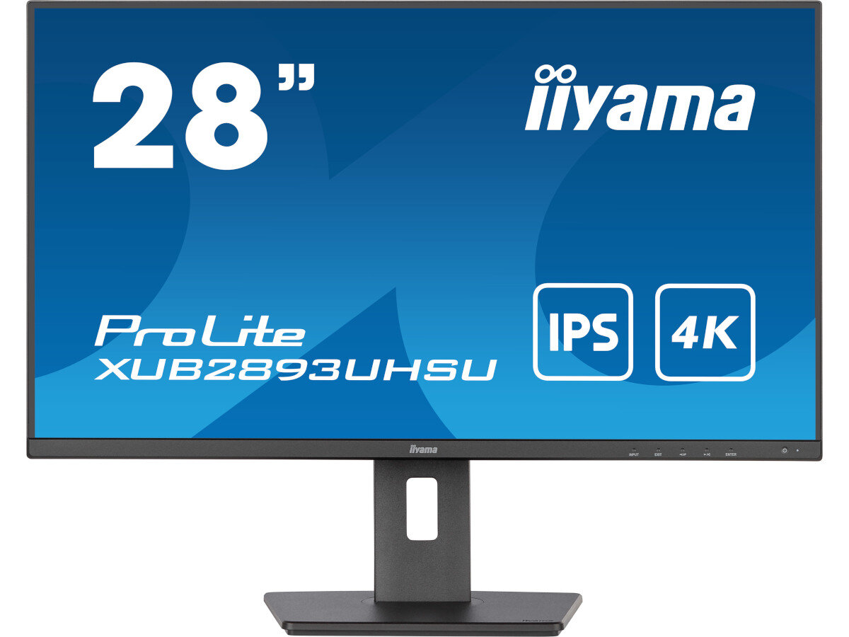 Monitor IIYAMA ProLite XUB2893UHSU-B5 ekran przekątna ramka wielkość konstrukcja