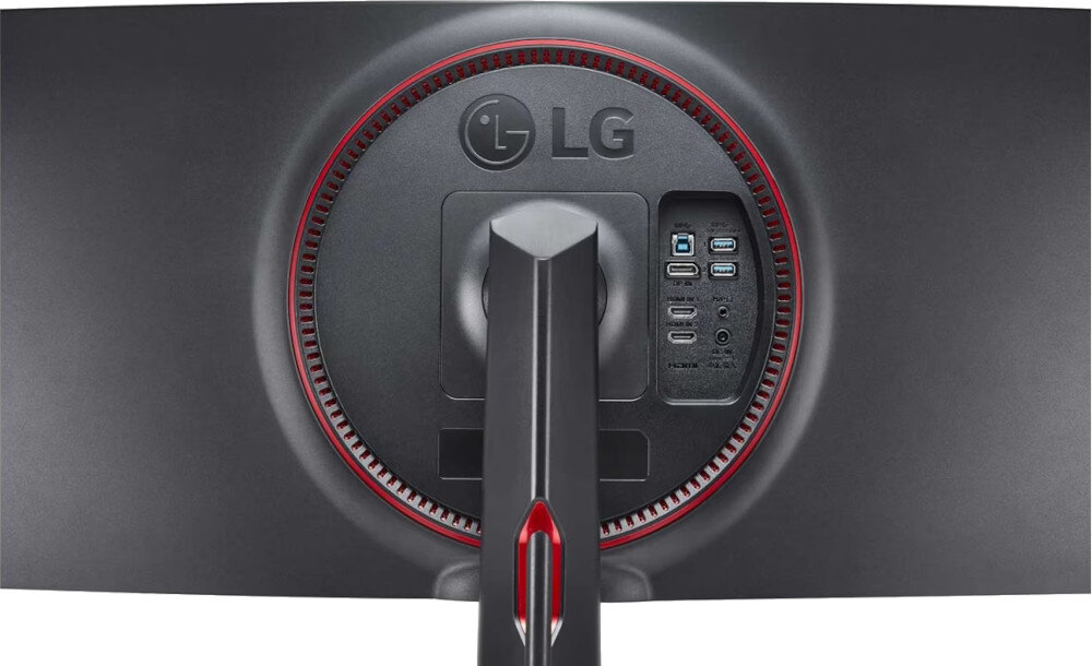 Monitor LG UltraGear 34GN850P-B porty złącz podłączenie