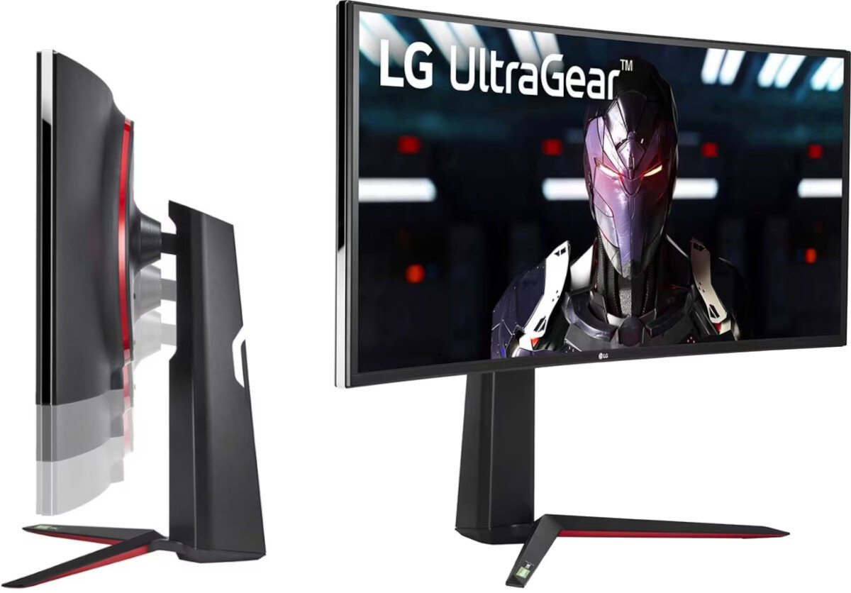 Monitor LG UltraGear 34GN850P-B design wygląd konstrukcja podstawa
